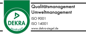 LinoPro - Dekra Zertifizierung ISO 9001, 14001